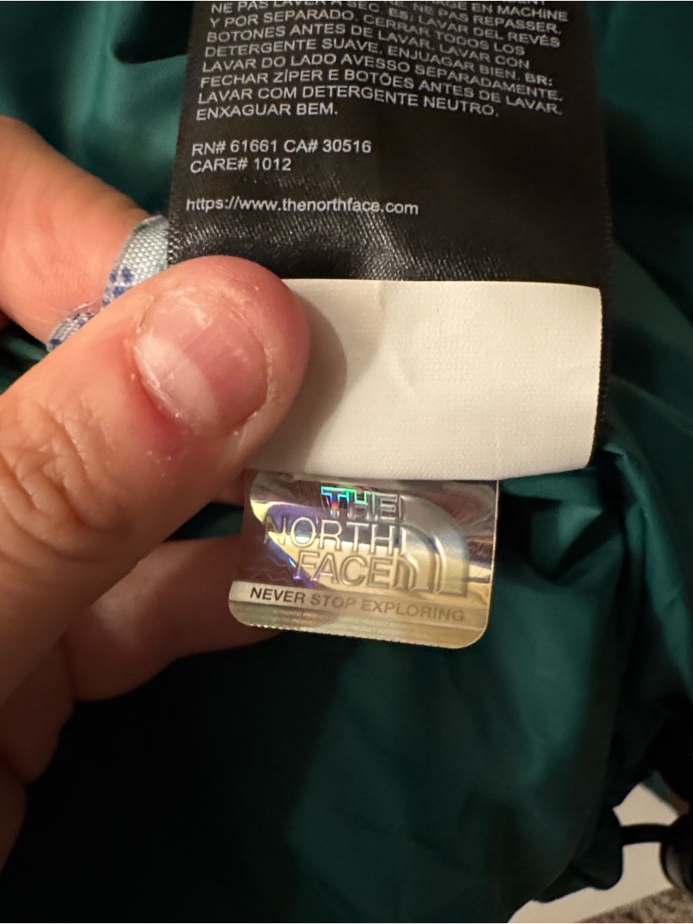 NWT The North Face Evergreen Nuptse Short DTM Jacket- Women's Size Large - Picture 10 of 11
